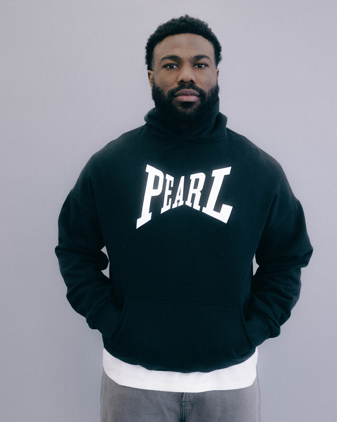 SPORTS LOGO HOODIE AGED BLACK