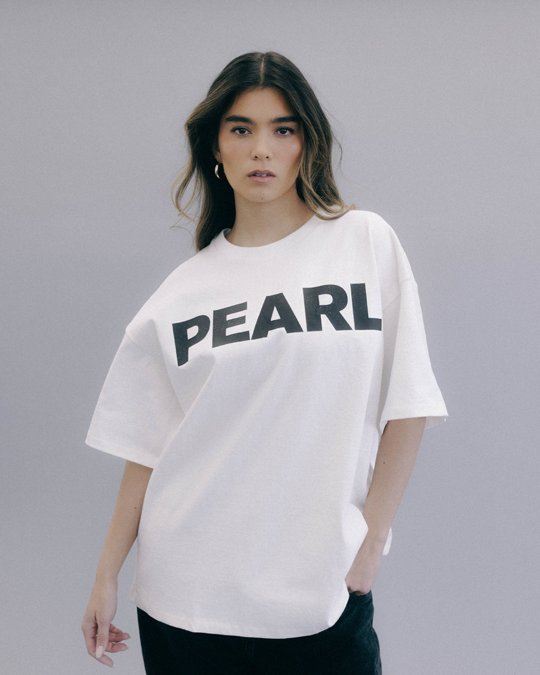 BOLD LOGO T-SHIRT AGED WHITE